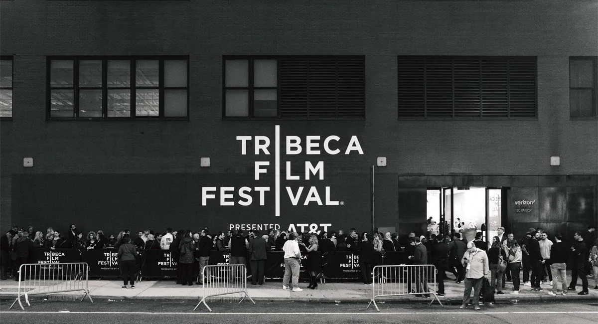 Crowds Outside the Tribeca Film Festival in NYC. | Photo from the Tribeca Film Festival