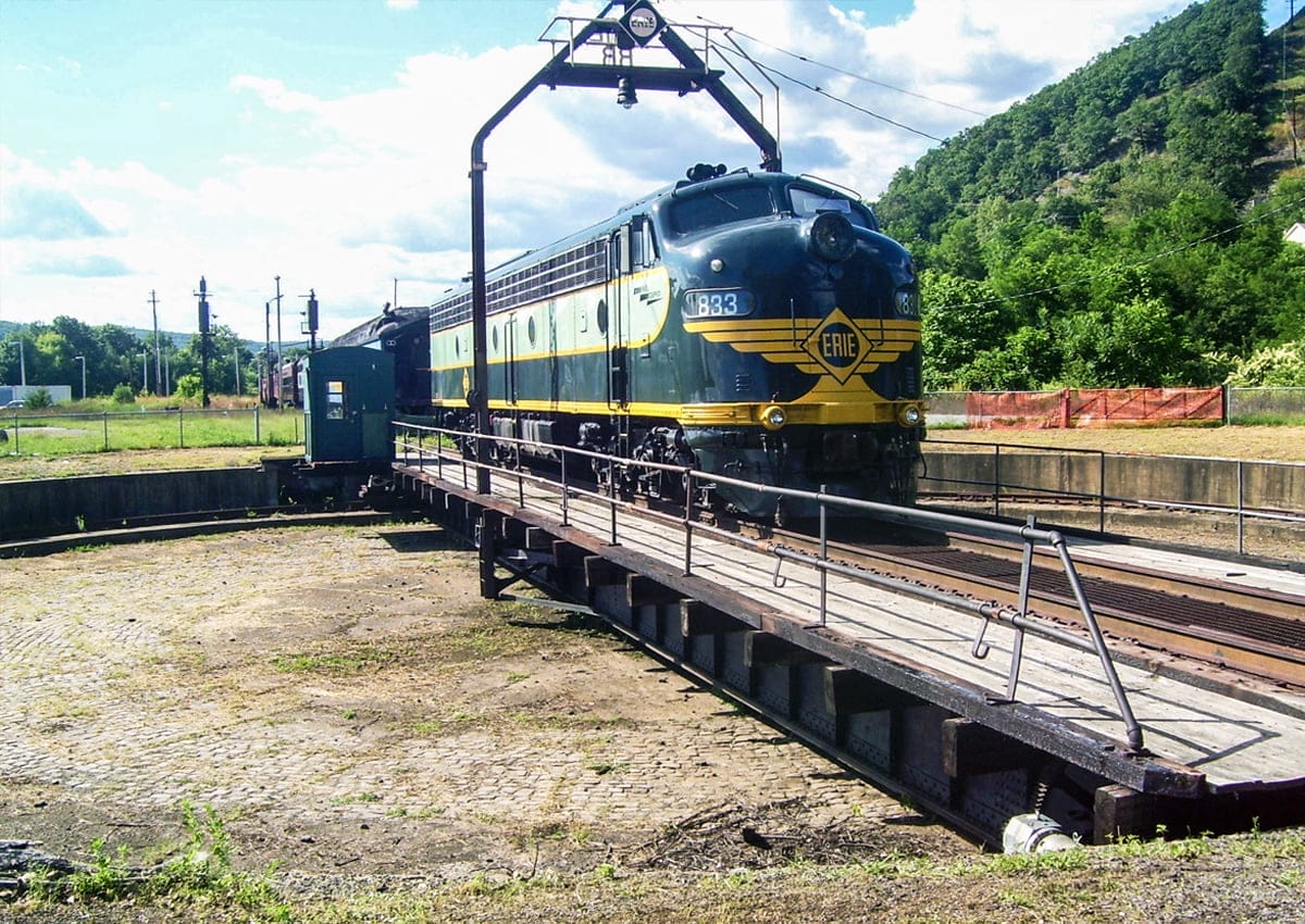Erie Railroad Roundhouse Turntable in Port Jervis, NY | Photography Courtesy of Beyond My Ken
