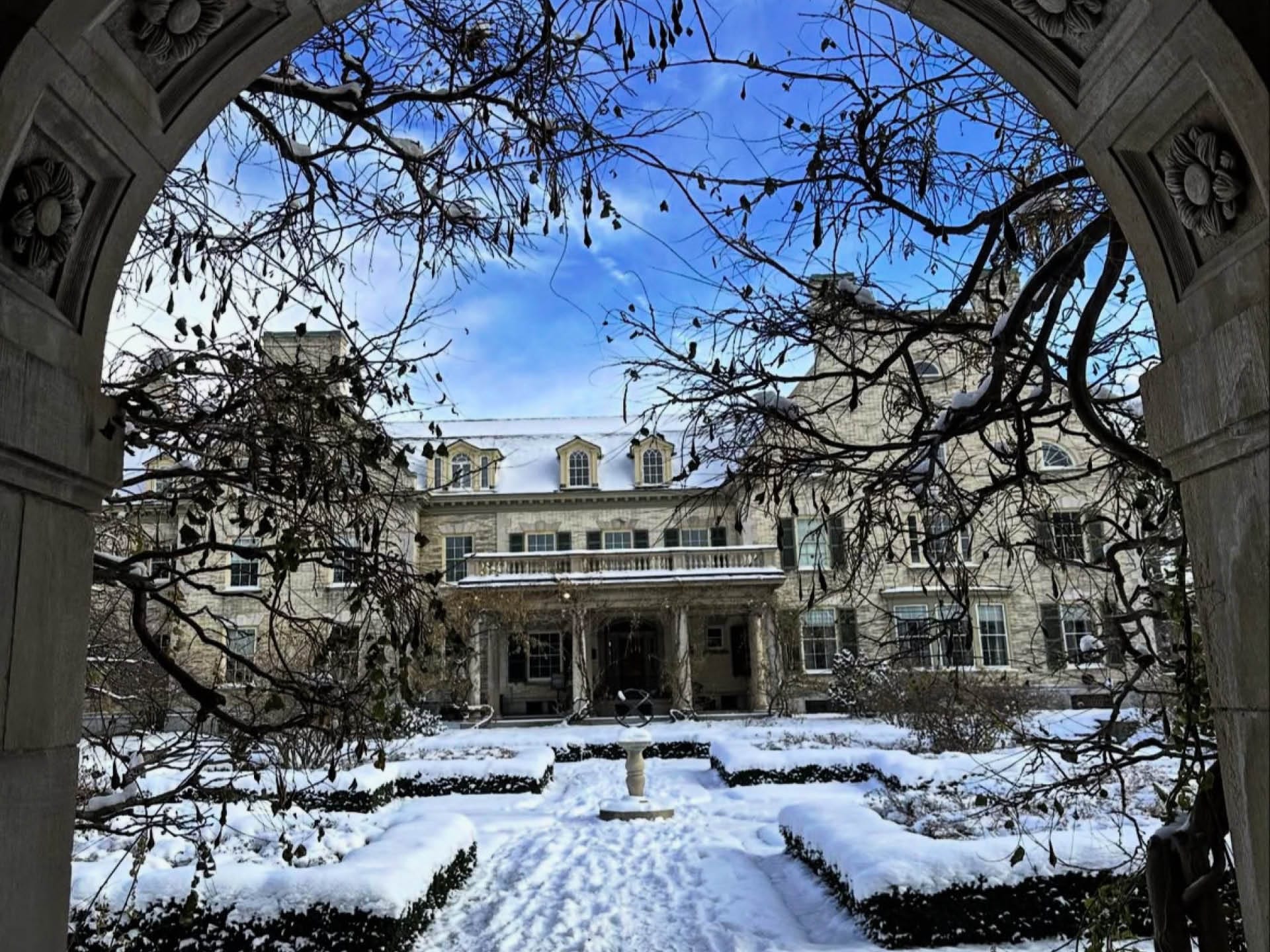 George Eastman Museum Exterior Snow