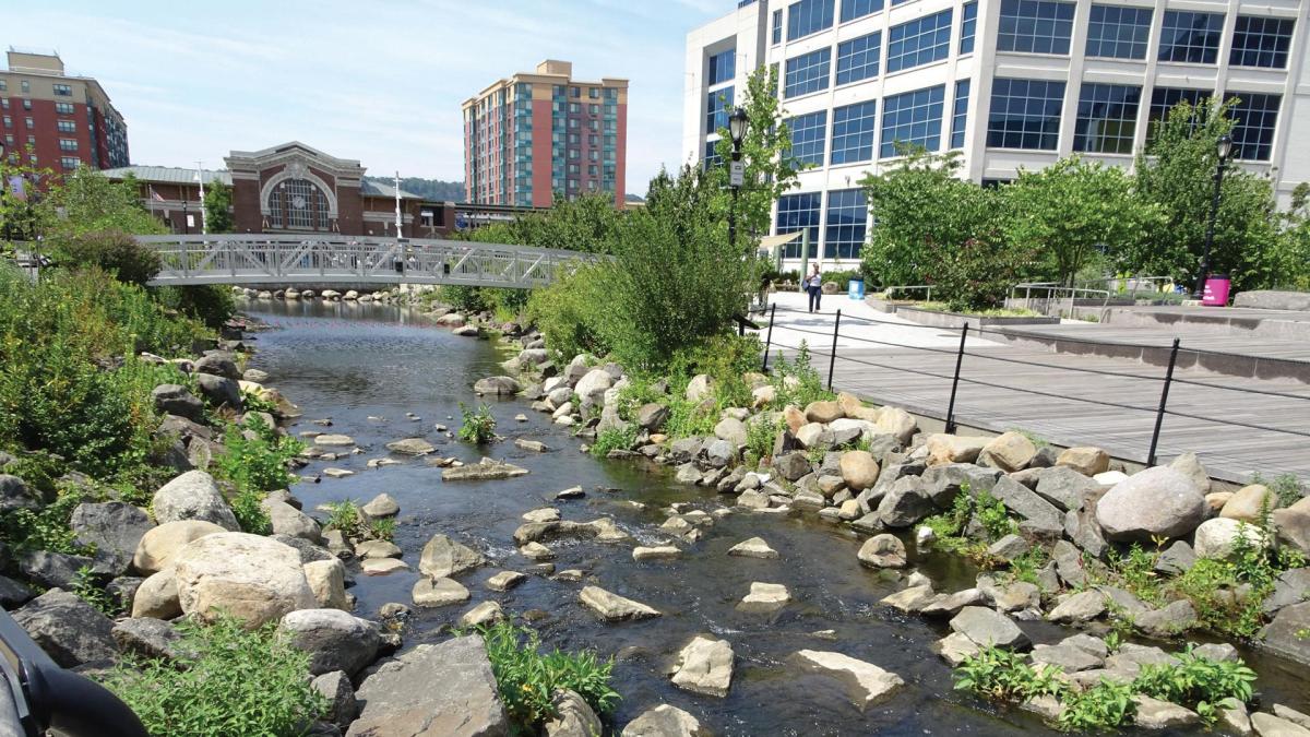 Saw Mill River Daylighting Park