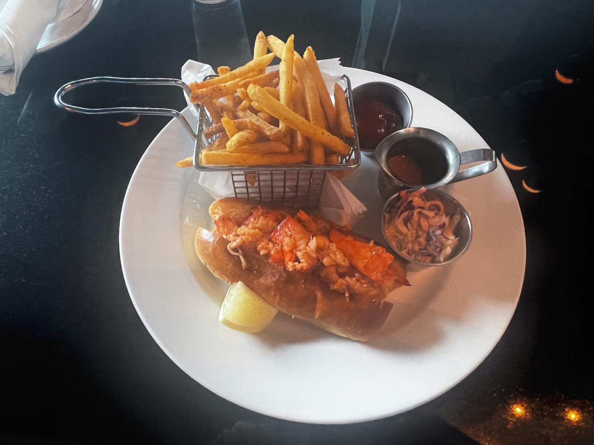 Lobster roll at 3 Westerly Bar & Grill