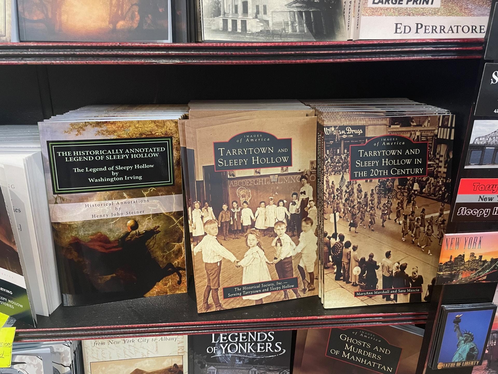 History books at Bellas Boutique