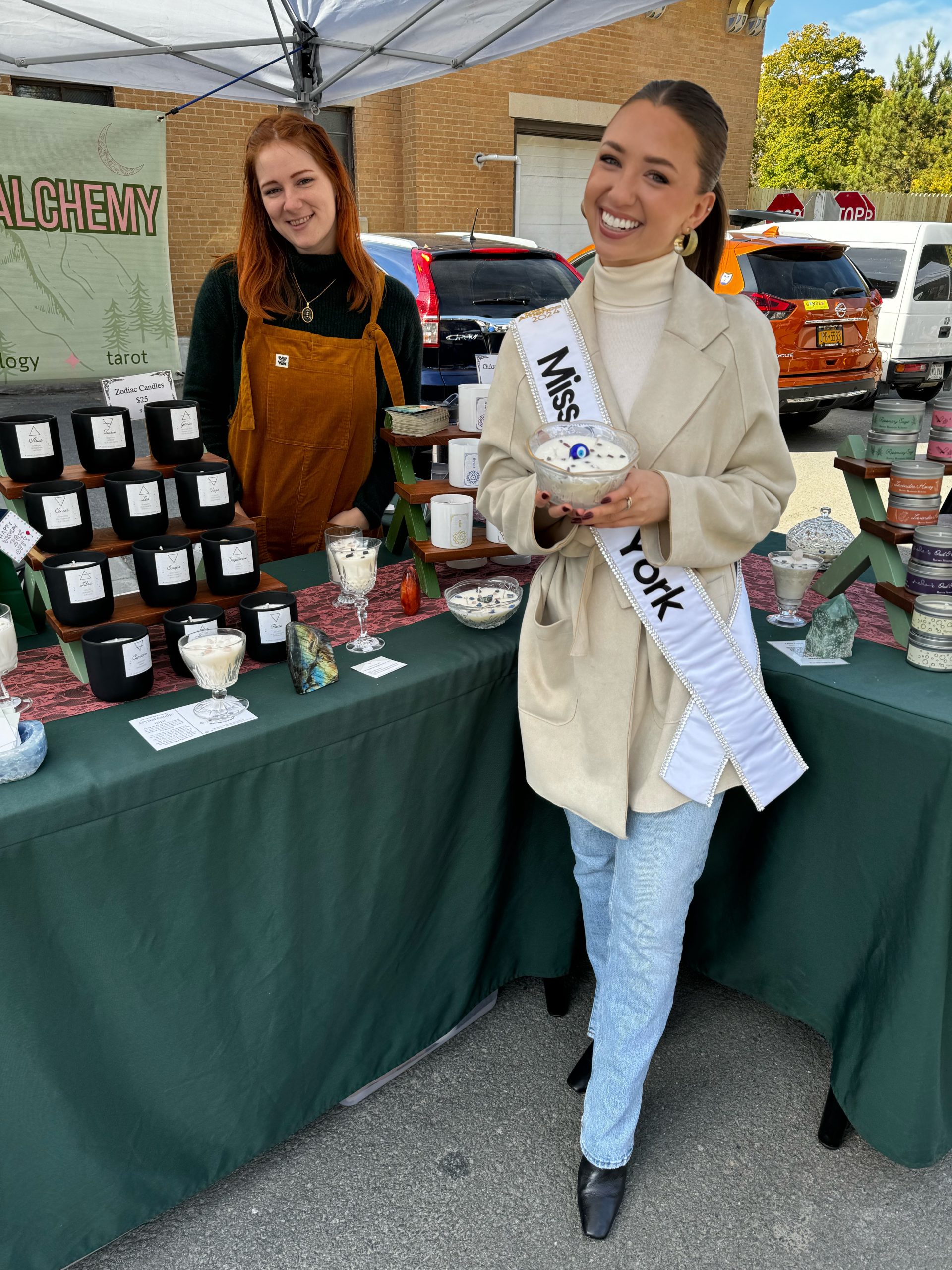 Miss Ny shopping at Big Gay Market