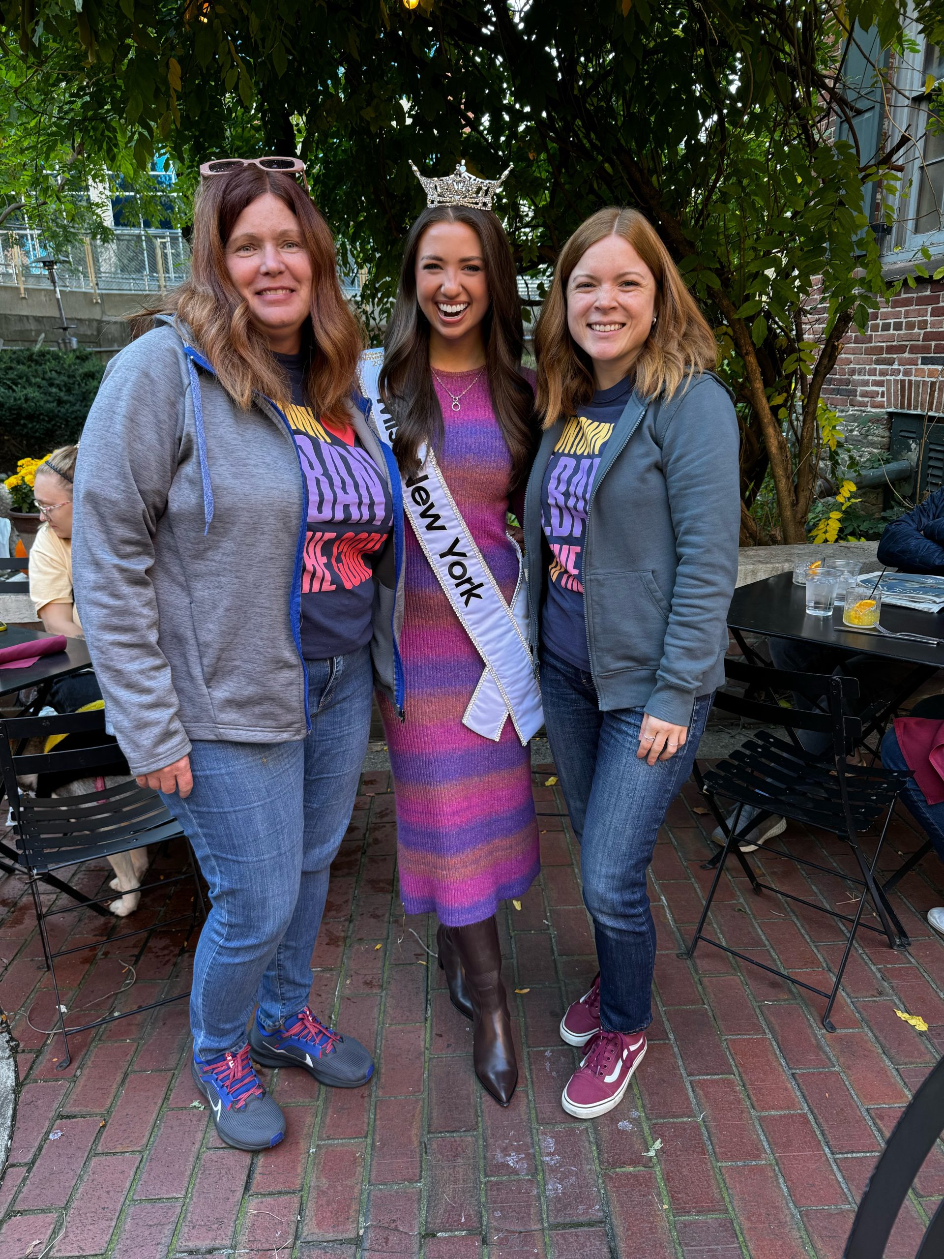 Miss NY with the Downtown Albany team